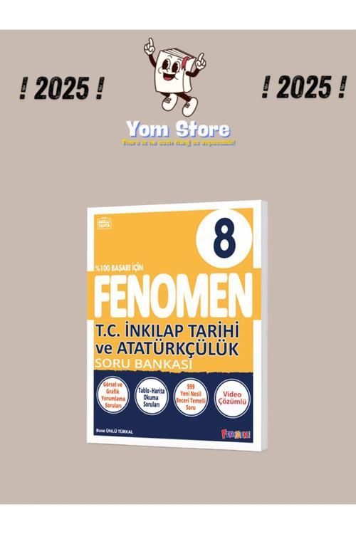 Fenomen Yayıncılık 8. Sınıf T.C. İnkılap Tarihi Ve Atatürkçülük Soru Bankası 2025
