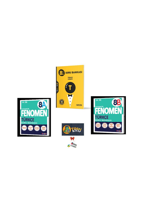 Fenomen Yayıncılık Hız-Fenomen Yayınları 8 Türkçe A-B Soru Bankası-8. Sınıf Türkçe Uzmanı