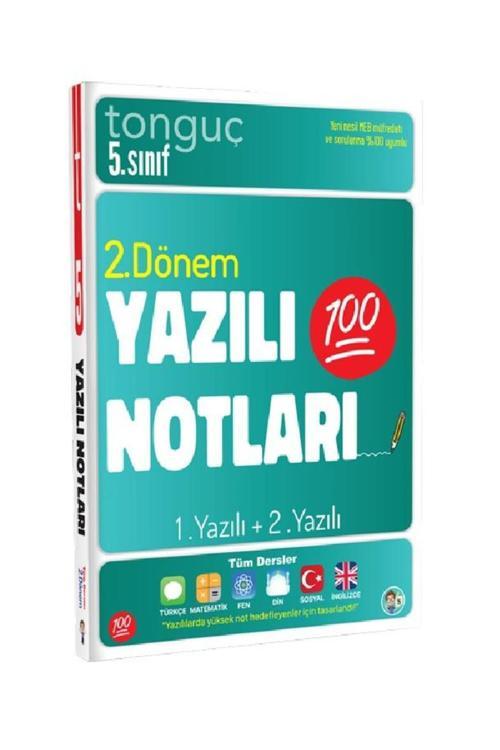 Tonguç Yayınları 5. Sınıf Yazılı Notları 2. Dönem 1 Ve 2. Yazılı