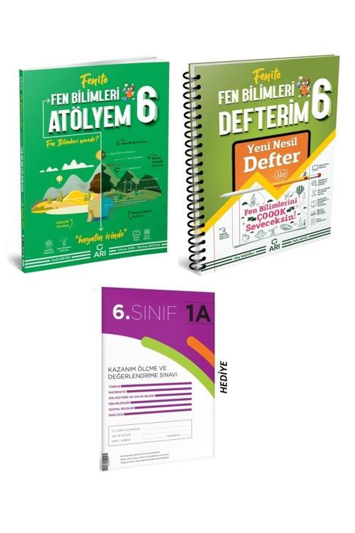 Arı Yayıncılık 6. Sınıf Fenito Fen Bilimleri Defterim Ve Fenito Fen Bilimleri Atölyem Ile Kds Denemesi