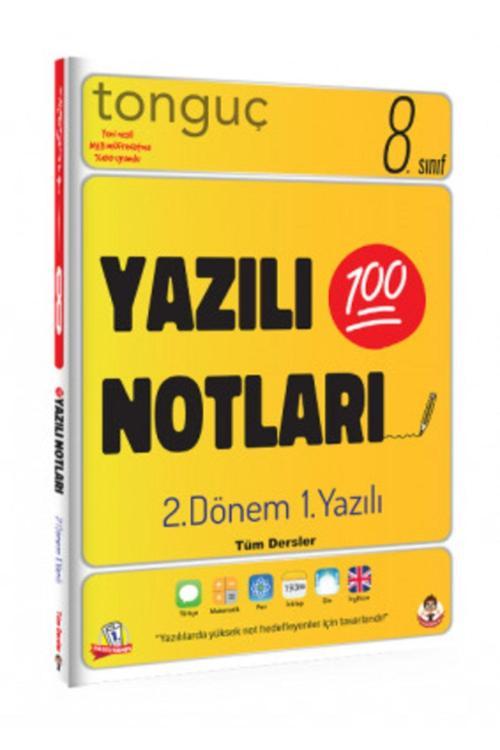 Tonguç Yayınları 8. Sınıf Tüm Dersler 2. Dönem 1. Yazılı Notları