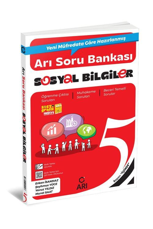 Arı Yayıncılık 5.Sınıf Sosyal Bilgiler Soru Bankası Yeni