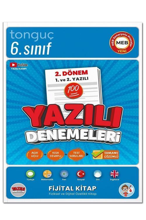 Tonguç Yayınları 6. Sınıf Yazılı Denemeleri 2. Dönem 1 Ve 2. Yazılı