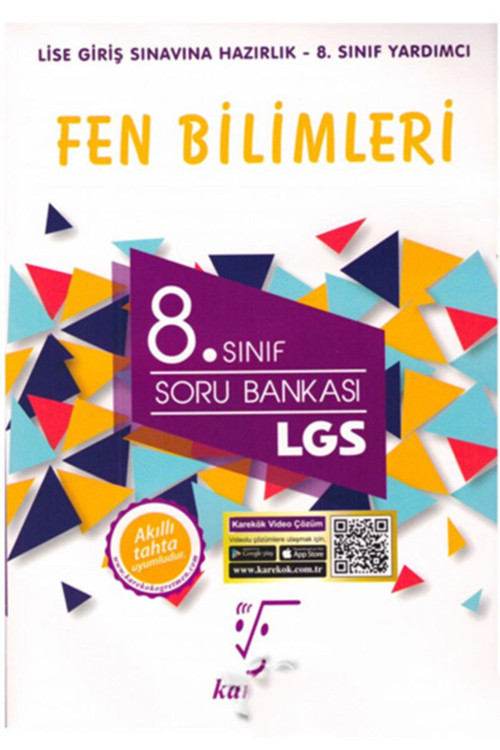 Karekök Yayınları Karekök 8. Sınıf Lgs Fen Bilimleri Soru Bankası Yeni