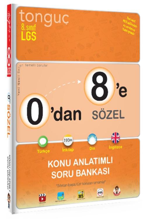 Tonguç Yayınları 8. Sınıf Lgs 0'Dan 8'E Sözel Konu Anlatımlı Soru Bankası
