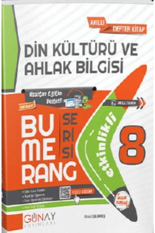 Günay Yayınları 8.Sınıf Bumerang Din Kültürü Ve Ahlak Bilgisi