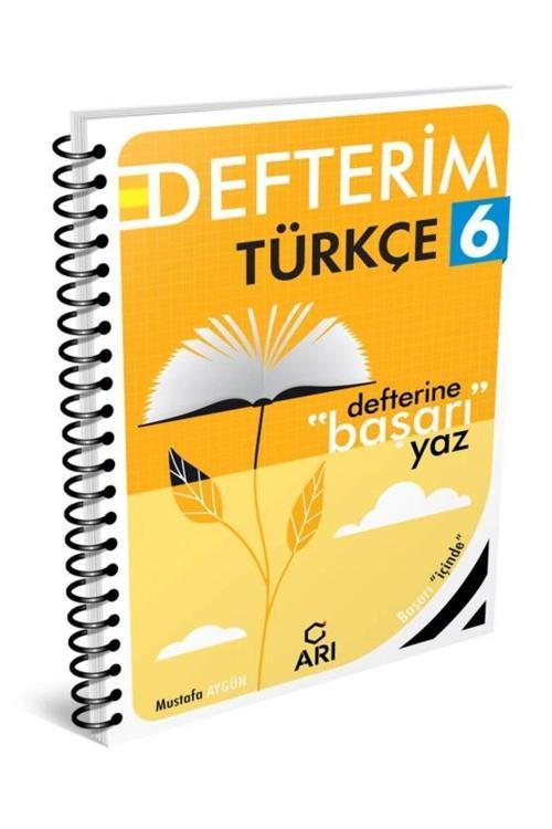 Arı Yayıncılık Arı Yayınları 6. Sınıf Türkçe Türkçemino Defterim