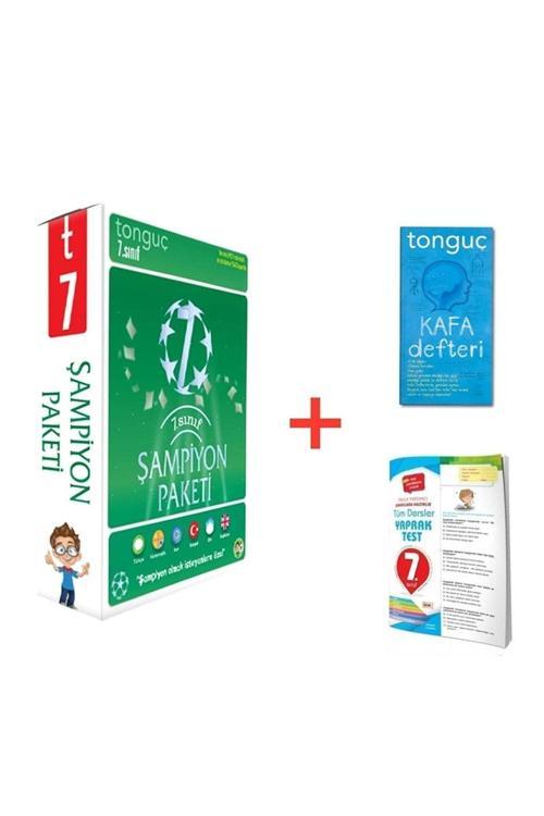 Tonguç Yayınları 7. Sınıf Şampiyon Paketi Seti (7 Kitap) + ( Tüm Dersler Yaprak Test Ve Kafa Defteri Hediyeli)