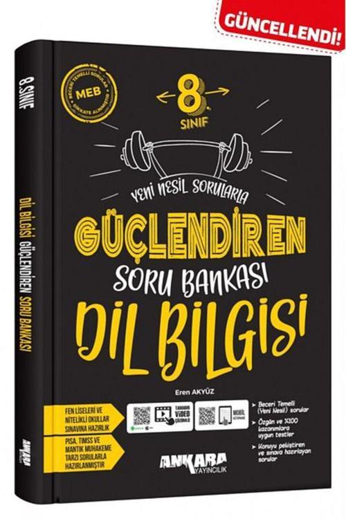 Ankara Yayıncılık 2024 - 2025 Yeni Müfredat 8.Sınıf Güçlendiren Dil Bilgisi Soru Bankası