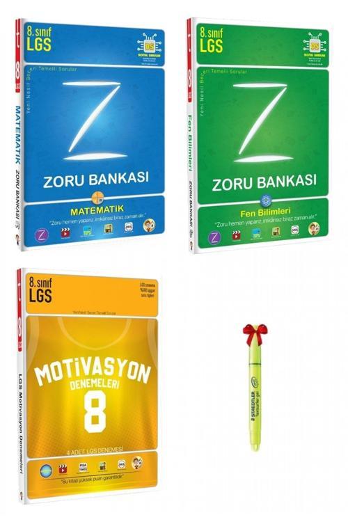 Tonguç Yayınları Lgs 8.Sınıf Matematik Fen Zoru Bankası + Motivasyon Deneme
