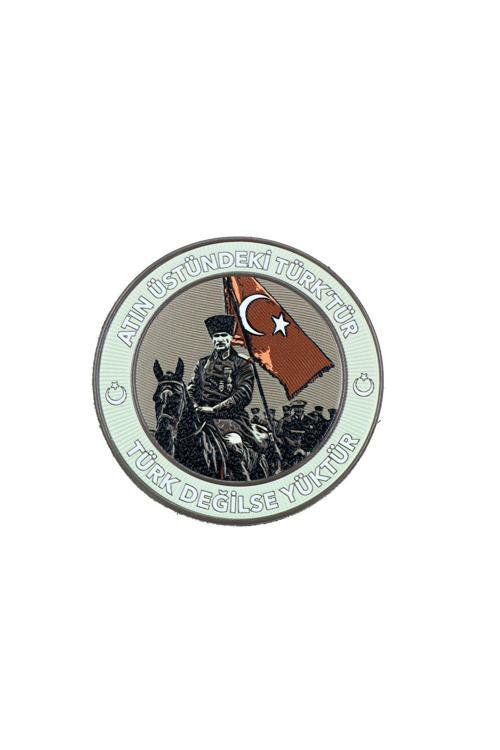 Atın Üstünde Ki Türk'Tür Peç - Patch 9 Cm