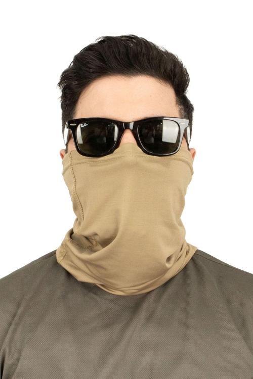Tactical Askeri Bandana Buff - 17 Şekilde Kullanılabilen Model - Bej Siyah Kamuflaj
