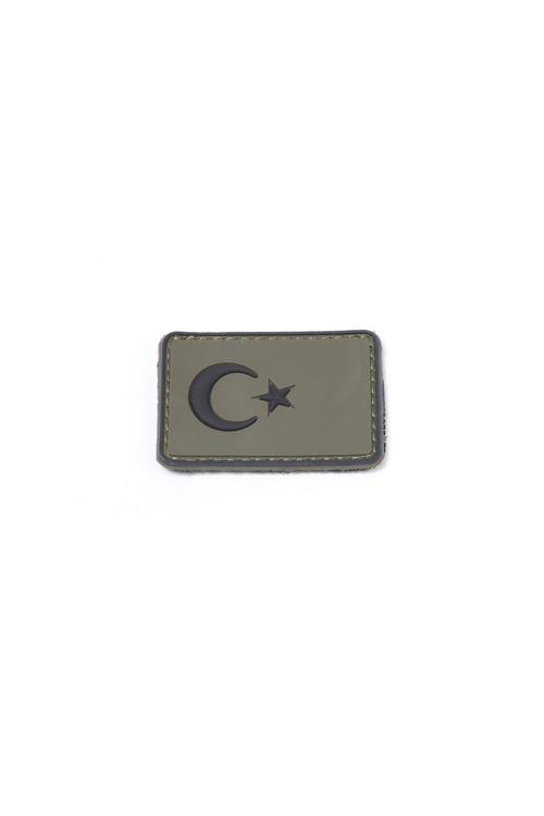 Türk Bayrağı Haki Taktikalı Küçük Peç
