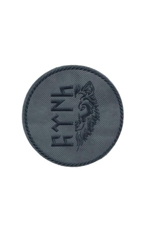 Eski Türkçe "Türk" Yazılı Kurt Peç - Patch Arma (7 Cm)