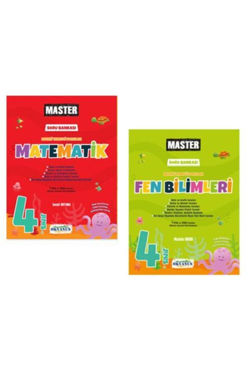 Okyanus Yayınları 4.Sınıf Master Fen Bilimleri Matematik Soru Bankası Seti Okyanus Yayınları