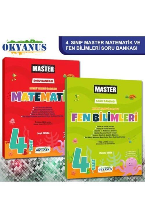 Okyanus Yayınları Okyanus 4. Sınıf Master Matematik Fen Bilimleri Soru Bankası 2022