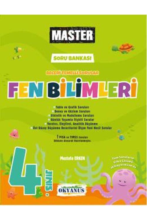 Okyanus Yayınları Okyanus 4. Sınıf Fen Bilimleri Master Soru Bankası