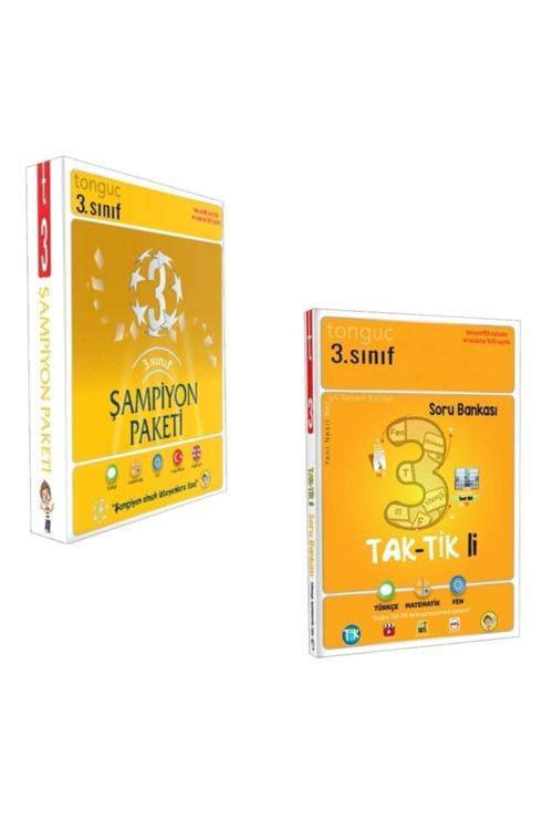 Tonguç Akademi 3. Sınıf Şampiyon Paketi + 3. Sınıf Taktikli Soru Bankası (Toplam 4 Kitap) 2022