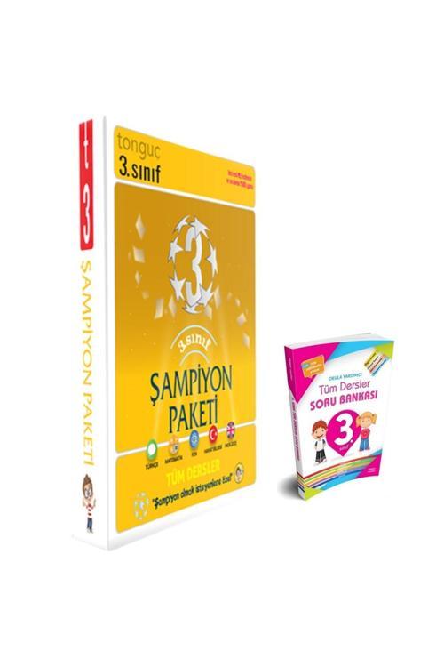 Tonguç Yayınları 3. Sınıf Şampiyon Paketi (2023-2024 Güncellenmiş) Ve 3. Sınıf Tüm Dersler Soru Bankası