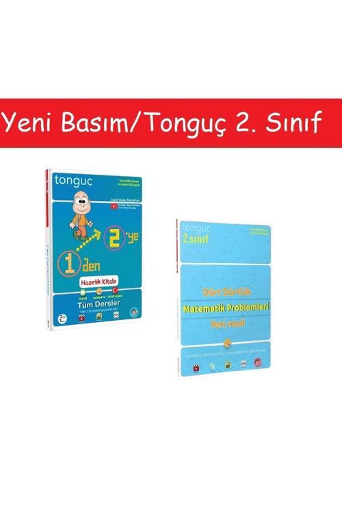 Tonguç Yayınları 1'Den 2'Ye Hazırlık Kitabı & 2. Sınıf Dört Dörtlük Yeni Nesil Matematik Problemleri