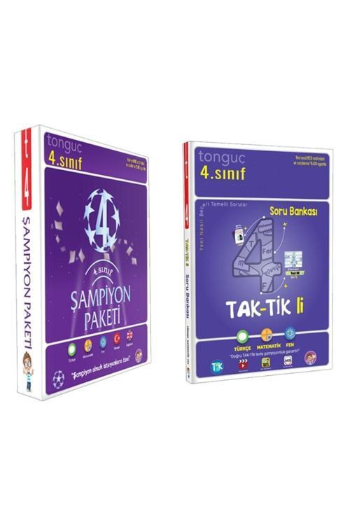 Tonguç Yayınları 4. Sınıf Şampiyon Paketi + 4. Sınıf Taktikli Soru Bankası