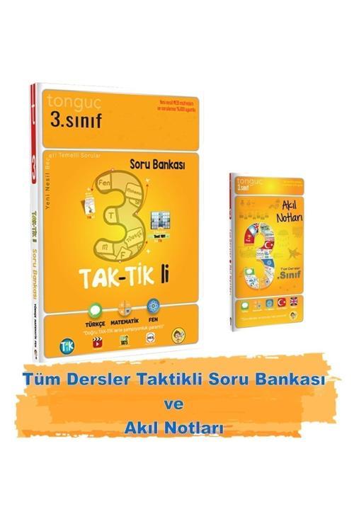 Tonguç Yayınları 3. Sınıf Taktikli Türkçe Matematik Fen Soru Bankası Ve Tüm Dersler Akıl Notları