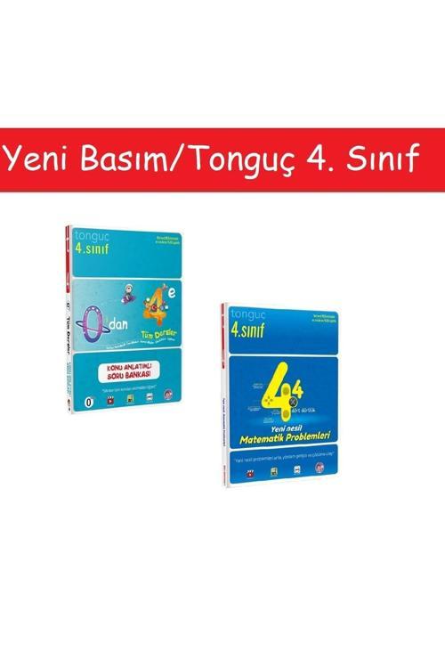 Tonguç Yayınları 0'Dan 4'E Konu Anlatımlı Soru Bankası & 4. Sınıf Dört Dörtlük Matematik
