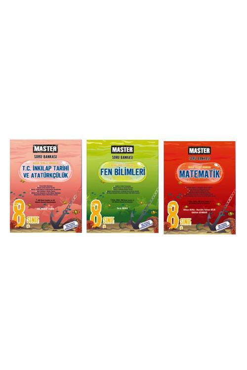 Okyanus Yayıncılık 8. Sınıf Master Matematik + Fen Bilimleri + İnkılap Soru Bankası