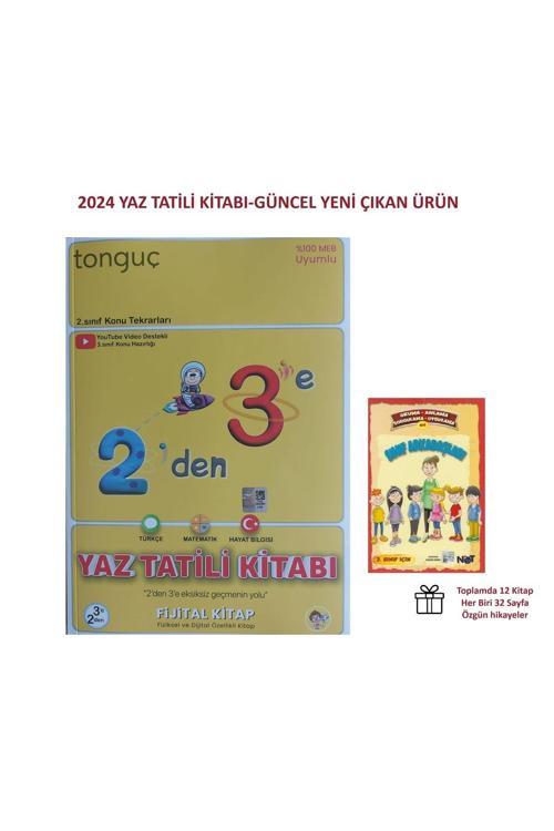 Tonguç Yayınları 2'Den 3'E Hazırlık Kitabı (2024 Yaz Tatili Kitabı)-Binot Sınıf Arkadaşları Hikaye Kitabımız Hediye!!