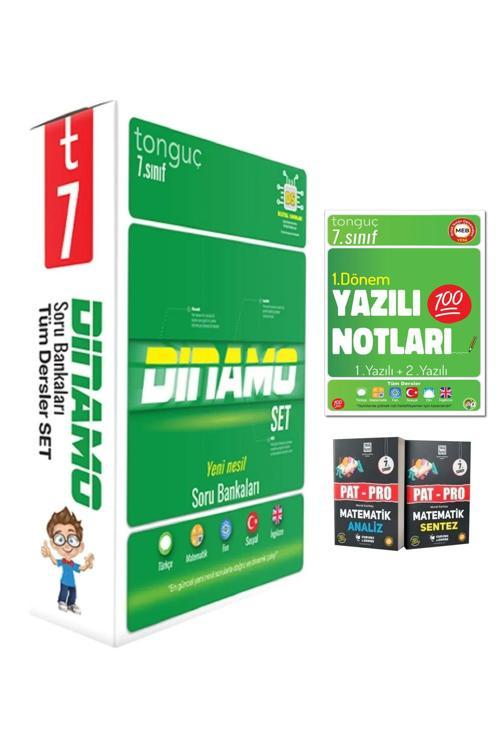 Tonguç Akademi 7. Sınıf Dinamo Tüm Dersler Soru Bankası Set Ve 7. Sınıf Yazılı Notları 2. Dönem 1 Ve 2.Yazılı