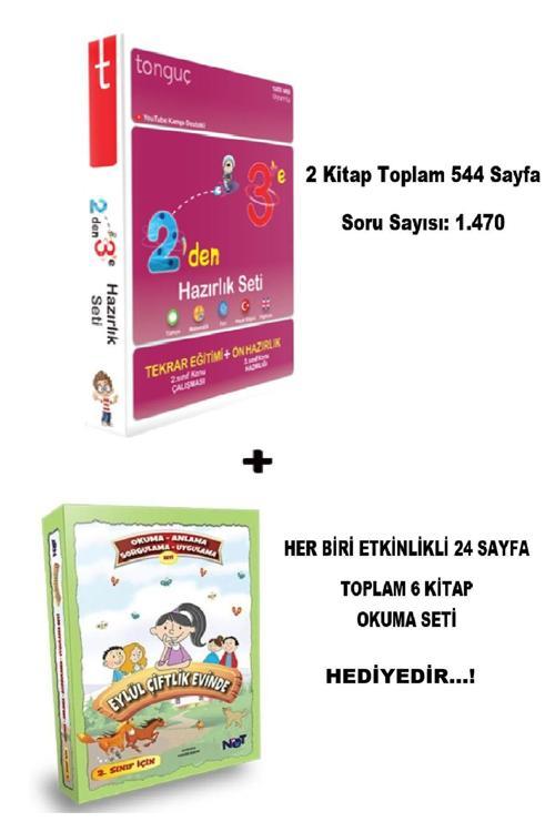 Tonguç Yayınları 2'Den 3'E Hazırlık Seti + Okuma Kitabı Seti Hediye