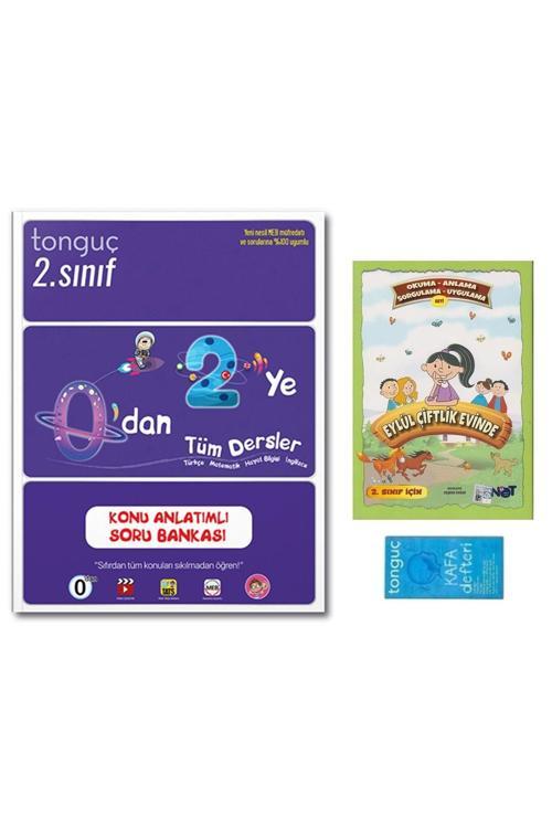 Tonguç Yayınları 2. Sınıf 0'Dan 2'Ye Konu Anlatımlı Soru Bankası Ve Eylül Çiftlik Evinde Okuma Anlama Seti-Kollektif