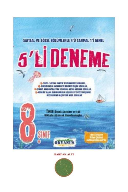 Okyanus Yayınları Okyanus Yayınları 8. Sınıf 5'Li Genel Deneme