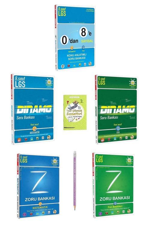 Tonguç Akademi 0'Dan 8'E 8. Sınıf Matematik Fen Soru Ve Zoru Bankası Seti Testoloji