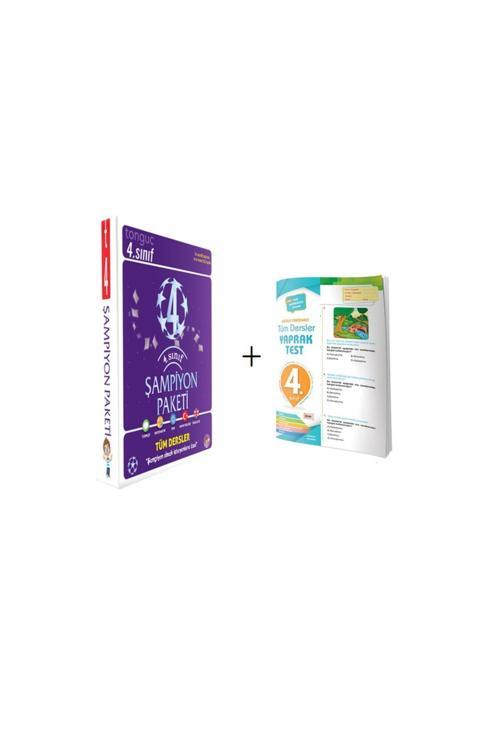 Tonguç Yayınları 4. Sınıf Şampiyon Seti (4 Kitap) + 4.Sınıf Tüm Dersler Yaprak Test