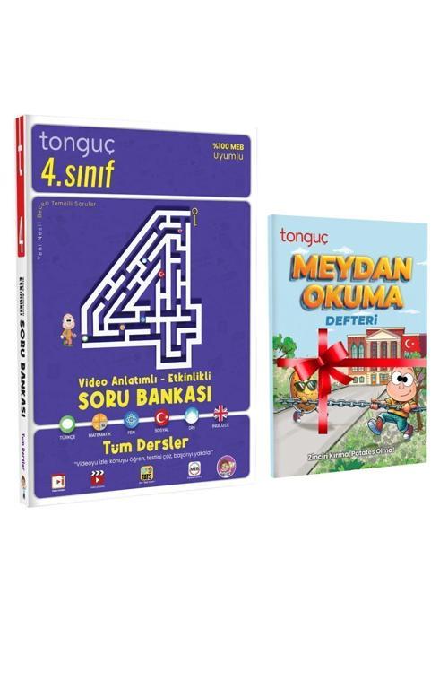 Tonguç Yayınları 4. Sınıf Tüm Dersler Video Anlatımlı - Etkinlikli Soru Bankası Ve Meydan Okuma Defteri Hediyeli