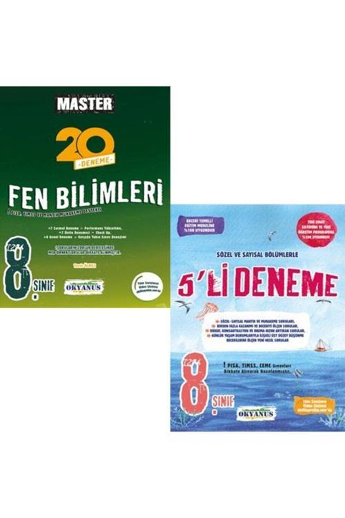 Okyanus Yayınları Okyanus 8 Sınıf 20 Fen Bilimleri Ve Genel 5'Li Deneme Set 2021