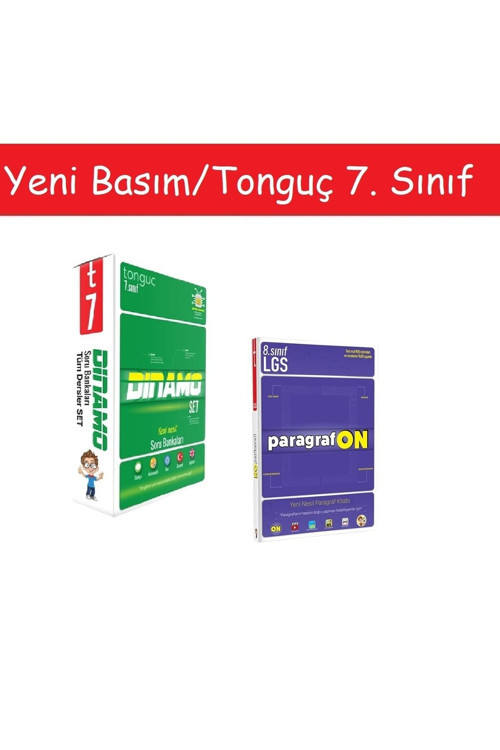 Tonguç Akademi 7. Sınıf Dinamo Tüm Dersler Soru Bankası Set & Paragrafon - 5,6,7. Sınıf Ve Lgs
