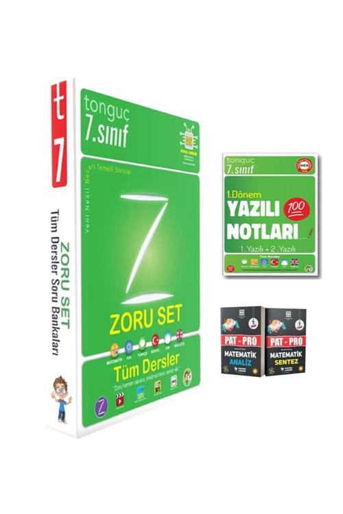Tonguç Akademi 7. Sınıf Zoru Bankası Tüm Dersler Seti Ve 7. Sınıf 2.Dönem 1. Ve 2. Yazılı Notları Ile 2 Ciltlik S.B