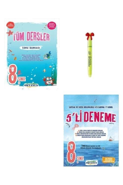 Okyanus Yayınları Lgs 8.Sınıf Tüm Dersler Soru Bankası Ve 5'Li Genel Deneme