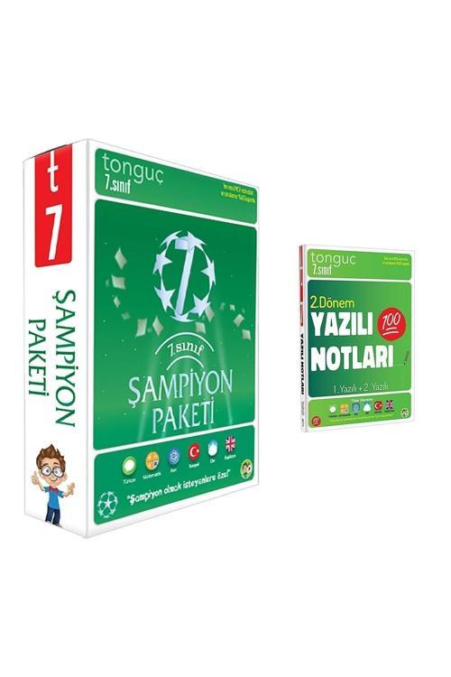 Tonguç Akademi 7. Sınıf Şampiyon Paketi + 7. Sınıf 2. Dönem Yazılı Notları 1 Ve 2. Yazılı