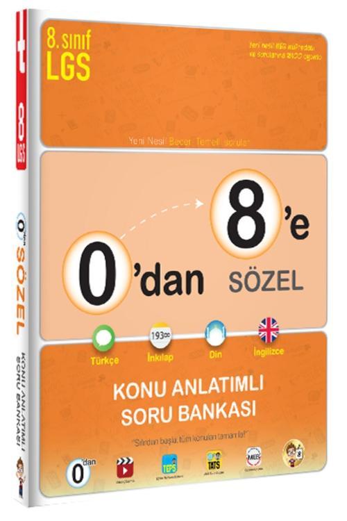 Tonguç Akademi 8. Sınıf Lgs 0 Dan 8 E Sözel Konu Anlatımlı Soru Bankası 