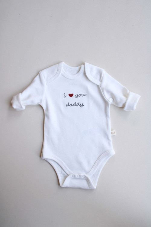 Ohlalakoala Dad Nakışlı Uzun Kollu Body 6-9 Ay