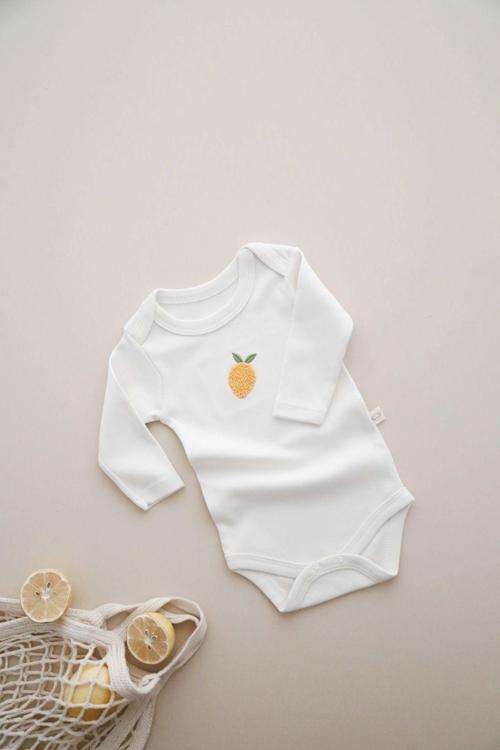 Ohlalakoala Limon Nakışlı Uzun Kollu Body 12-18 Ay
