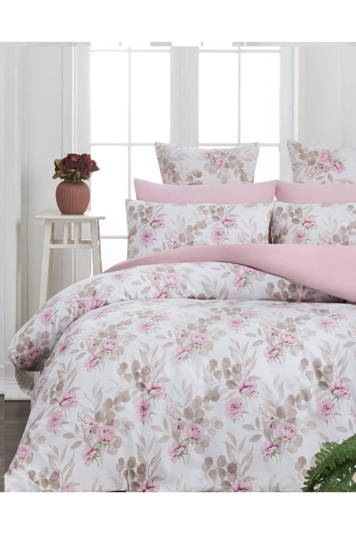 Rose Çift Kişilik Cift Taraflı Nevresim Takımı(Çarşaflı)Yenibaharçift889488