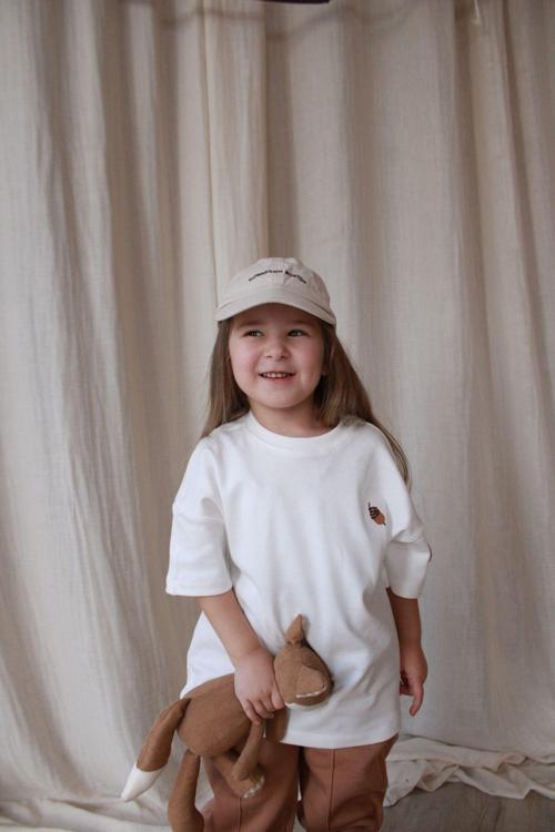 Ohlalakoala Palamut Nakışlı Oversize T-Shirt 6-12 Ay