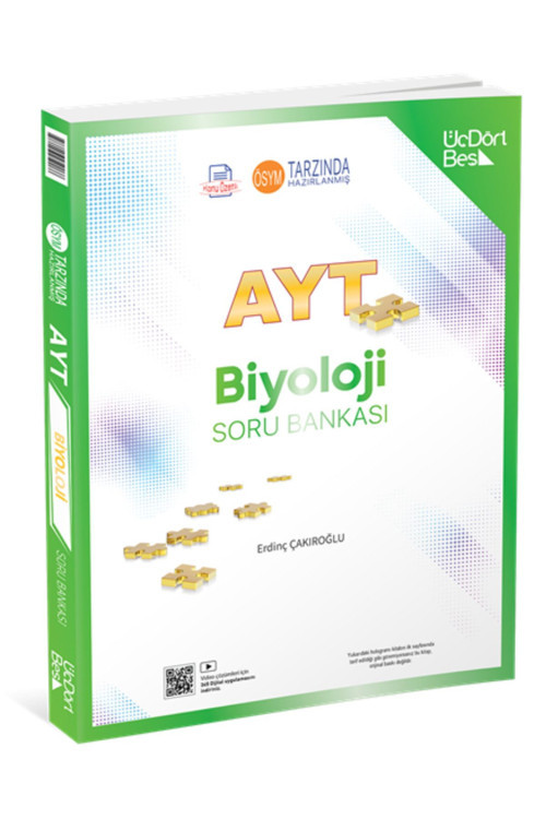 Üç Dört Beş Yayıncılık Ayt Biyoloji Soru Bankası