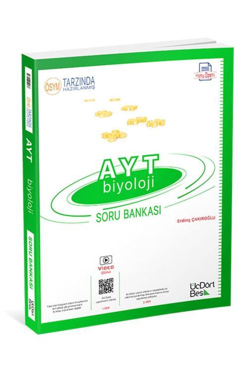 Üç Dört Beş Yayıncılık Ayt Biyoloji Soru Bankası Üç Dört Beş 345 Poster Hediyeli