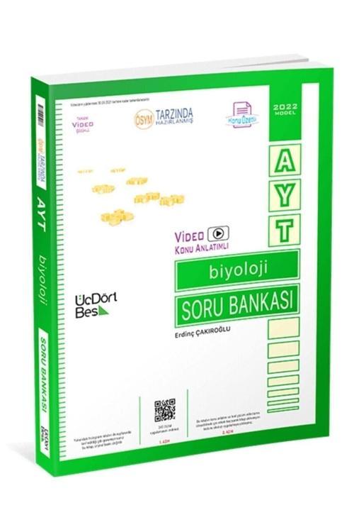 Üçdörtbeş Yayınları Üç Dört Beş Yayınları 345 Ayt Biyoloji Soru Bankası
