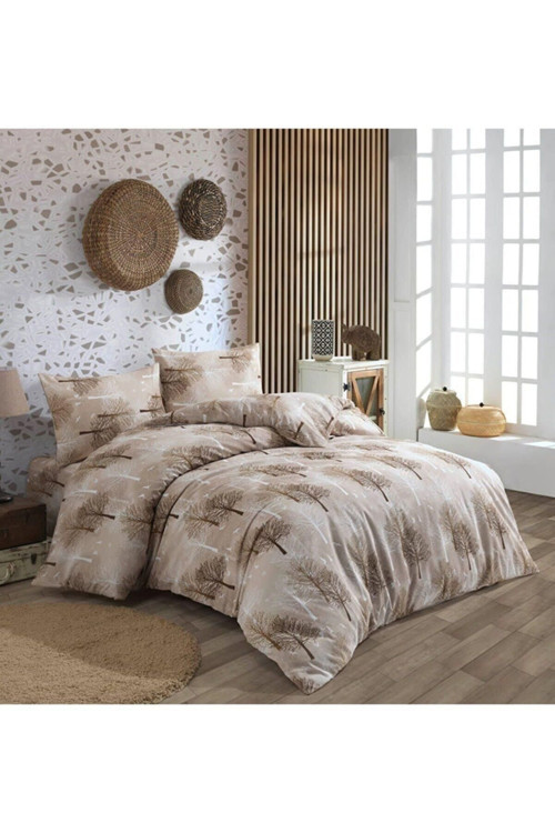 Cotton L Ağaç Tek Kişilik Nevresim Takımı